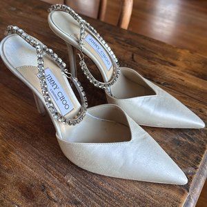 Jimmy Choo Saeda 100 Bridal Heel